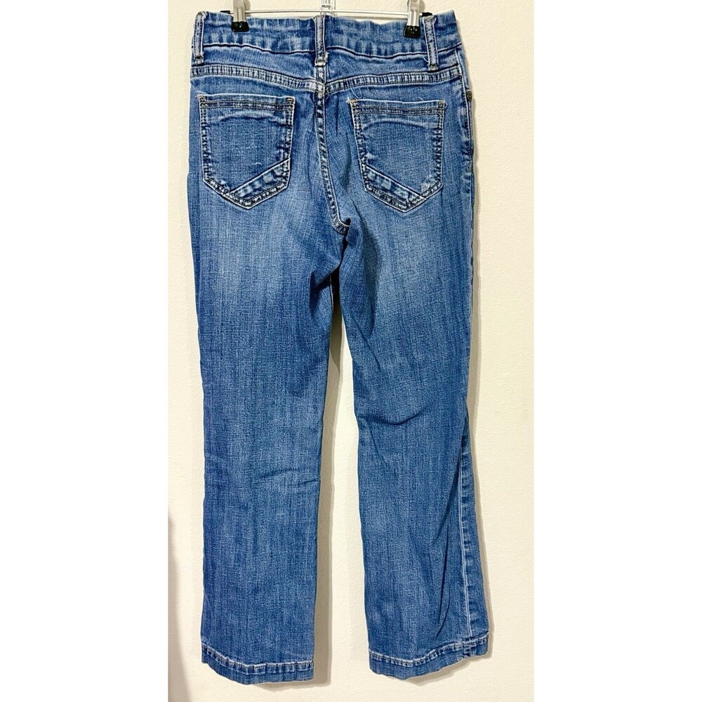 Stetson Women's No 214 City Trouser Denim Blue Jeans Bootcut Wide Leg Size 6R